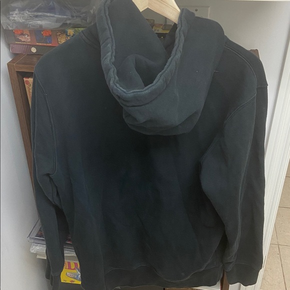 Vans “Off The Wall” Black Pullover Hoodie with Small Red Logo - Picture 2 of 6